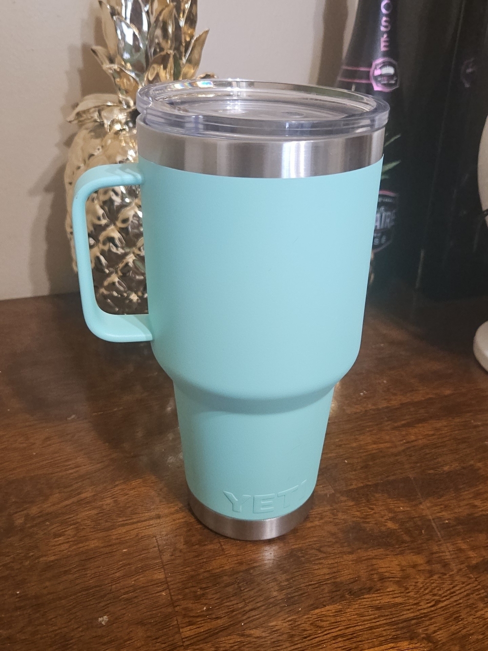 YETI Rambler 30 oz Travel Mug with Handle - Light Aqua